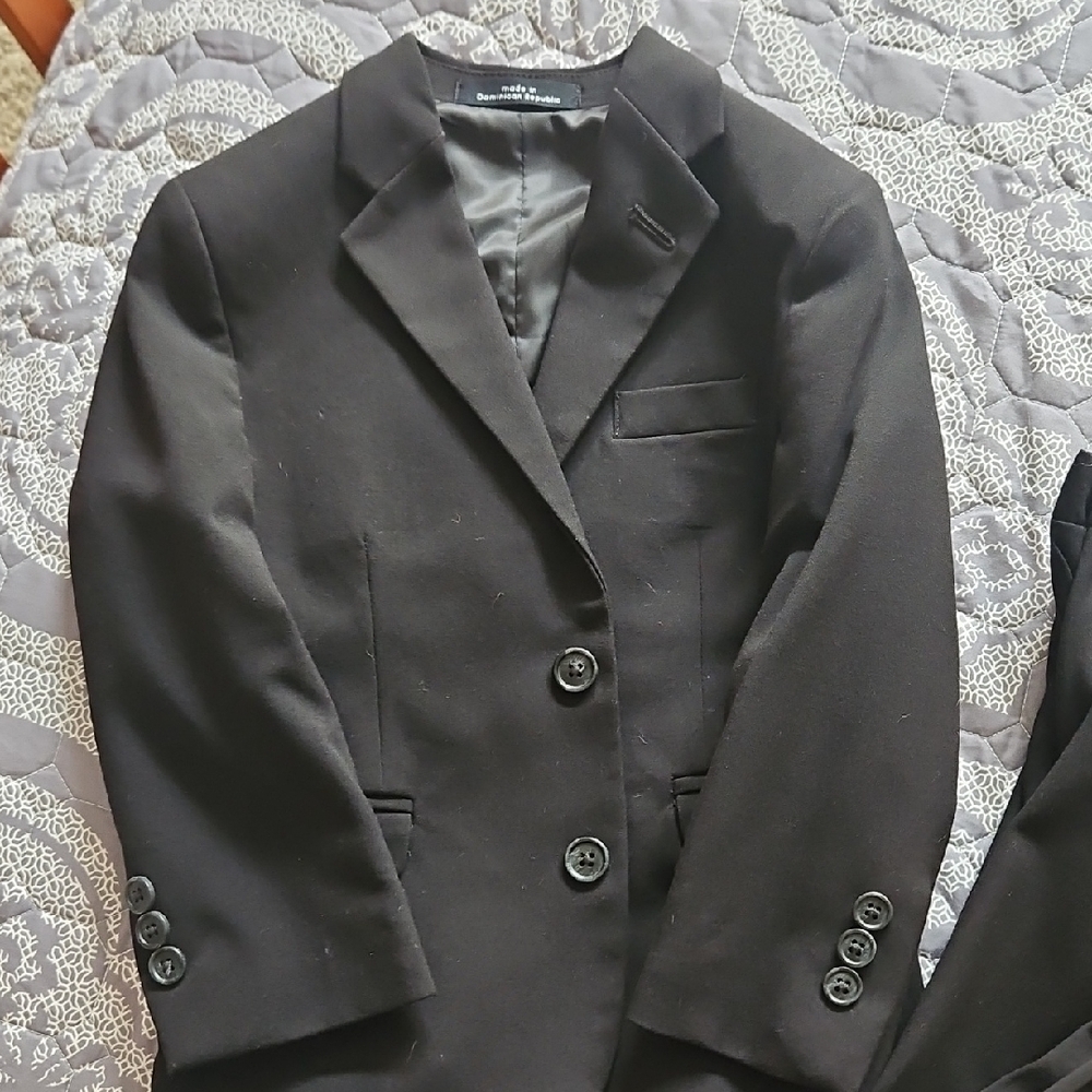 Black Blazer with Button Details